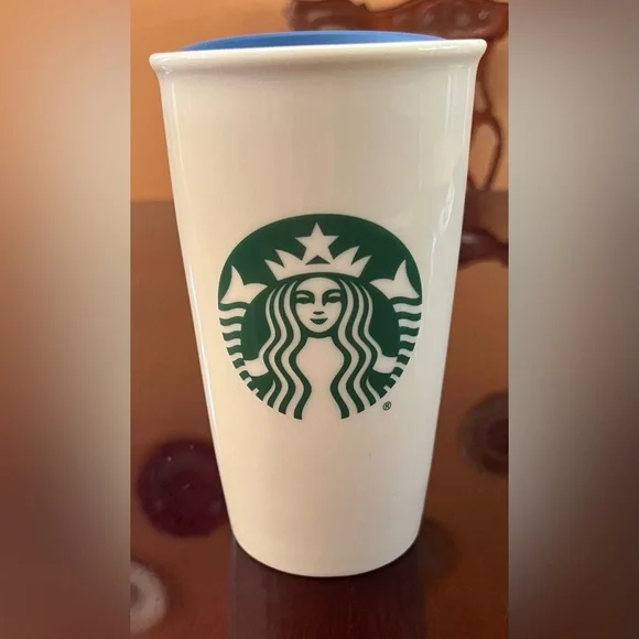 Disney Parks Epcot Mickey Mouse ceramic tumbler travel mug 12oz - Picture 2 of 9